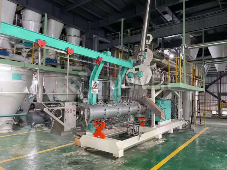 Twin-screw extruder at site