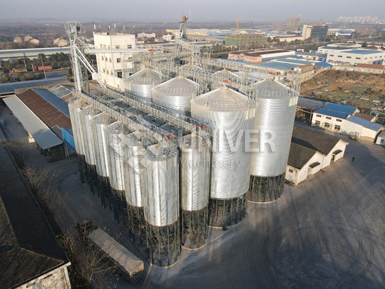 6x1500T Corn Silo+12x170T Soy Meal Silo Project