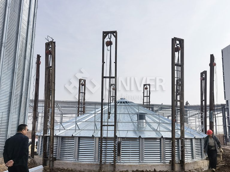 Steel silo project